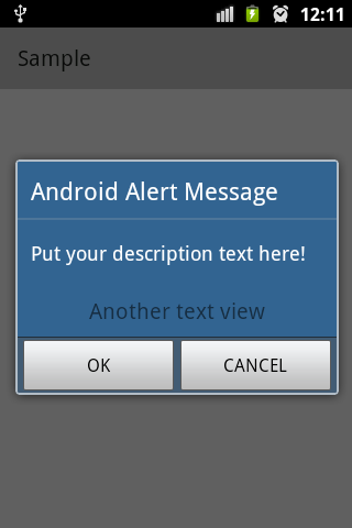 Alert Dialog Android Example